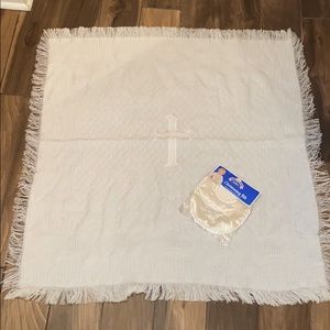 Christening blanket and bib